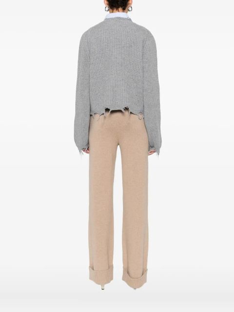 SOLOTRE ribbed-knit sweater - Grey - zdjęcie produktu nr 2