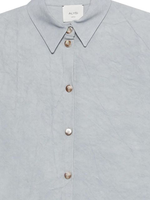 Alysi buttoned blouse - Blue