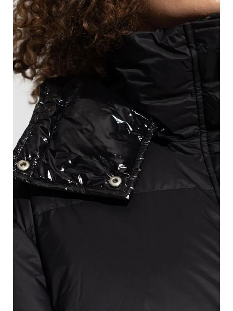 Yves Salomon reversible parka coat - Black