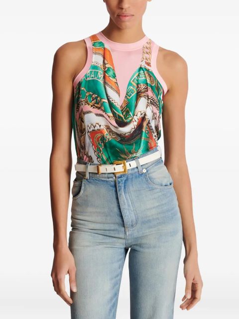 Balmain Anthem belt - White