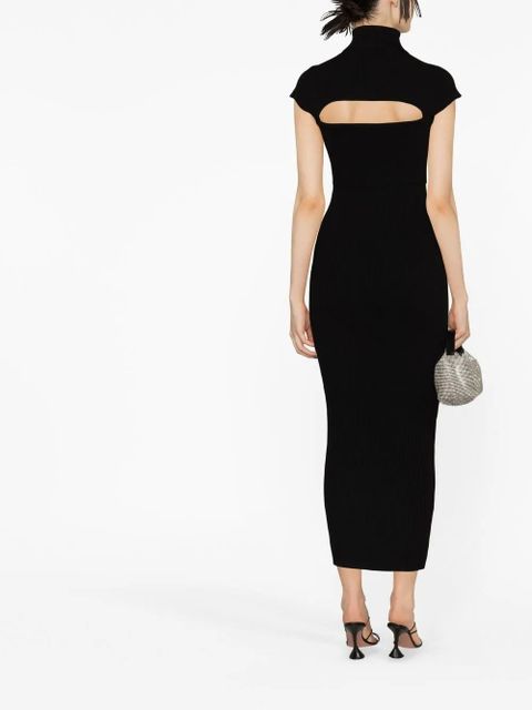 The Attico cut-out maxi dress - Black - zdjęcie produktu nr 2