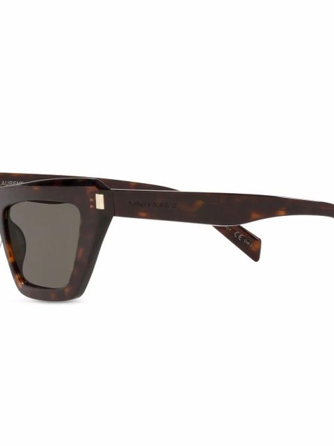 Saint Laurent Eyewear tortoiseshell cat-eye sunglasses - Brown