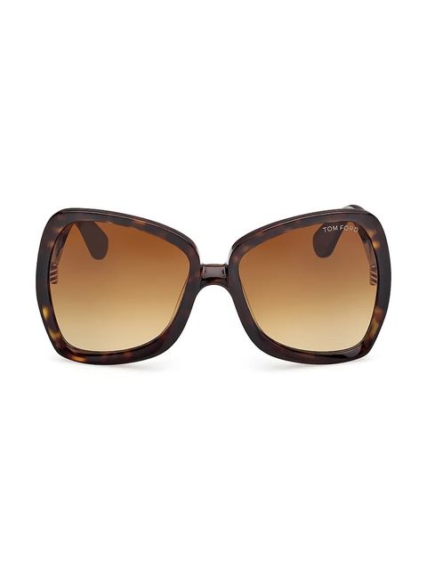 Tom Ford okulary przeciwsłoneczne damskie kolor brązowy FT1222_6052F - zdjęcie produktu nr 2