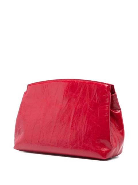 Liffner pushlock detachable-strap clutch bag - Red