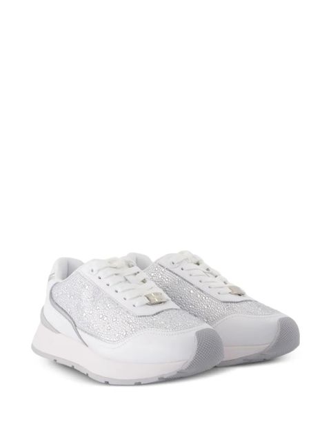 Versace crystal-embellished sneakers - White - zdjęcie produktu nr 1