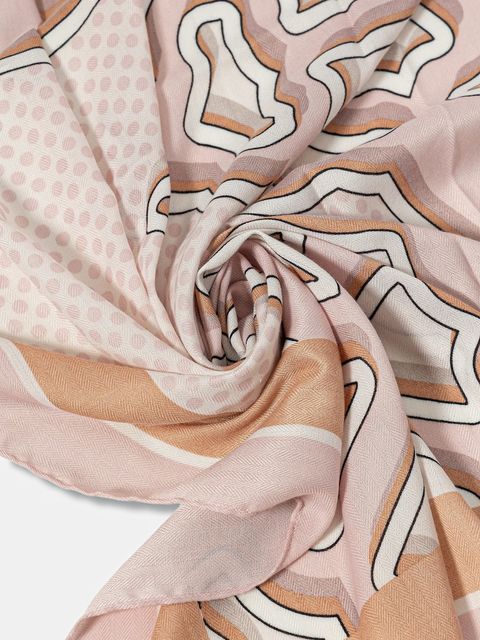 Guess chusta KEFIAH damska kolor różowy wzorzysta AW5342 POL03 - zdjęcie produktu nr 2