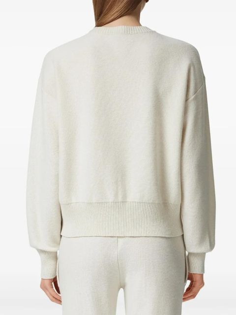 Versace Medusa towel sweater - White