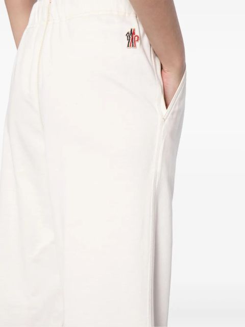 Moncler Grenoble elasticated-waist cotton track pants - Neutrals