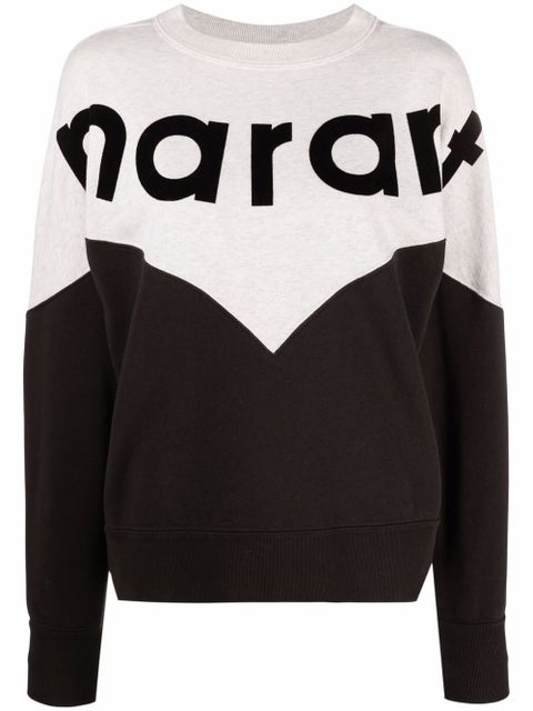 MARANT ÉTOILE logo-embroidered sweatshirt - Black - zdjęcie produktu nr 1