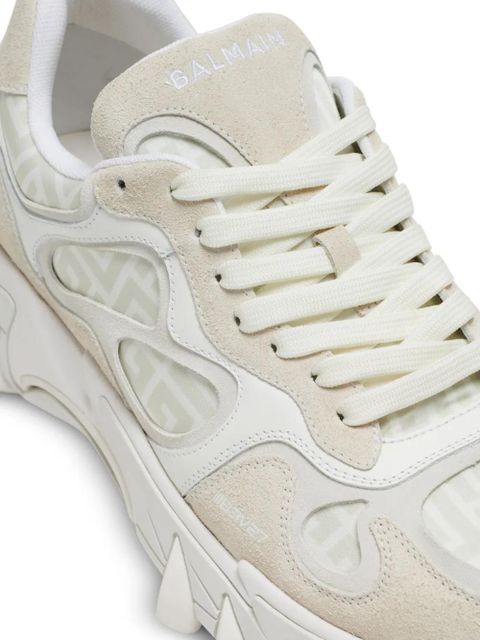 Balmain B-East monogram sneakers - Neutrals
