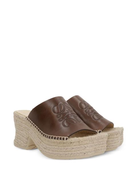 LOEWE 80mm Petal espadrilles - Brown - zdjęcie produktu nr 2