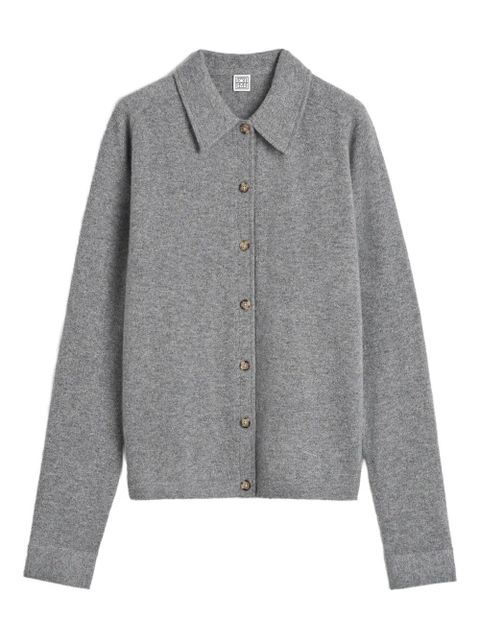 TOTEME cashmere buttoned cardigan - Grey - zdjęcie produktu nr 1