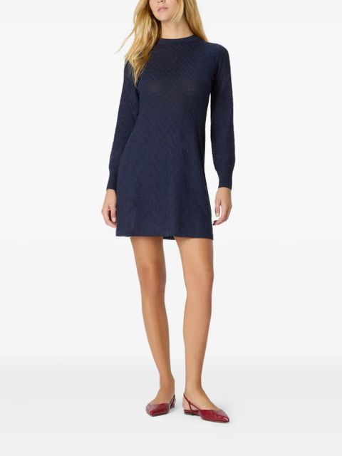 Missoni zigzag-pattern mini dress - Blue - zdjęcie produktu nr 2