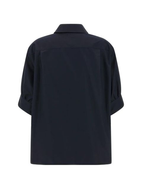 Jil Sander pointed-collar shirt - Blue - zdjęcie produktu nr 2