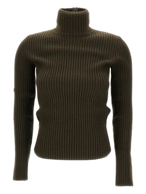 Max Mara ribbed turtleneck sweater - Green - zdjęcie produktu nr 1