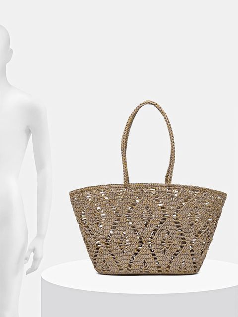 Answear.LAB kosz plażowy kolor brązowy