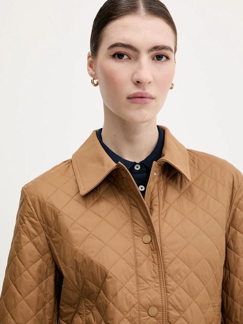 Tommy Hilfiger kurtka kolor brązowy przejściowa WW0WW45641