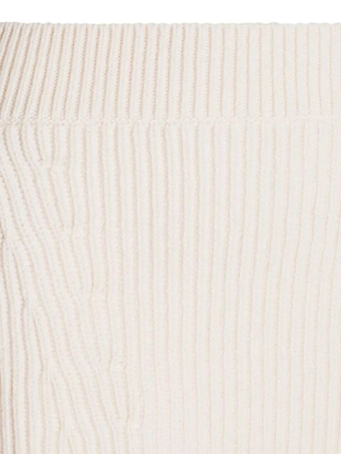 Jil Sander ribbed-knit skirt - Neutrals - zdjęcie produktu nr 2
