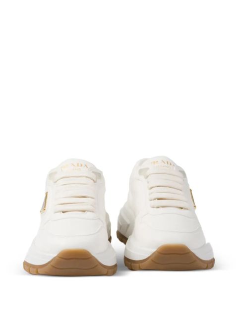 Prada Prax 01 leather sneakers - White