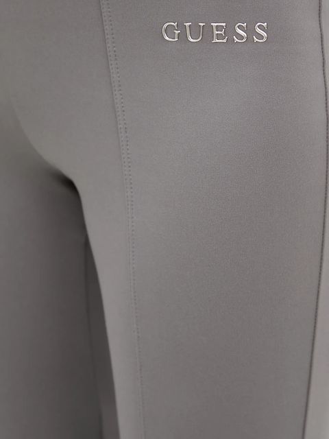 Guess spodnie dresowe MARGOT damskie kolor szary gładkie V5RB15 KCD02