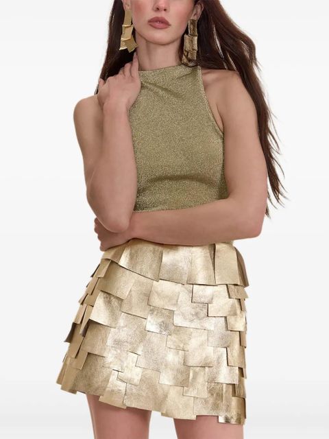 Cult Gaia Carley skirt - Gold