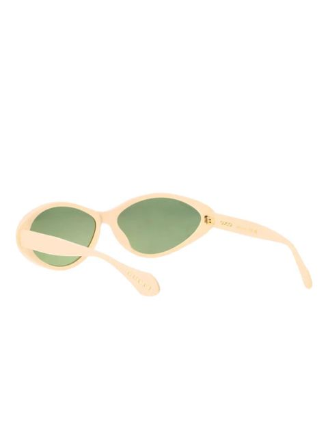 Gucci Eyewear cat-eye frame sunglasses - White