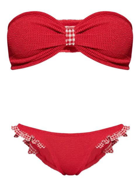 Hunza G Jean strapless bikini - Red - zdjęcie produktu nr 1