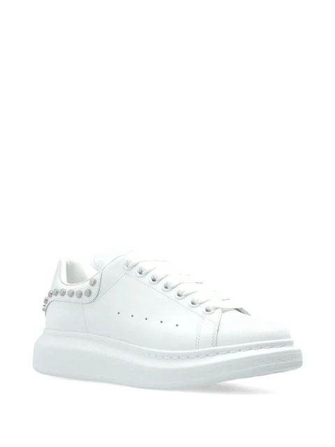 Alexander McQueen Oversized stud-embellished platform sneakers - White - zdjęcie produktu nr 2