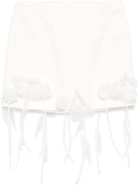ROTATE BIRGER CHRISTENSEN 3D lily mini skirt - White - zdjęcie produktu nr 1