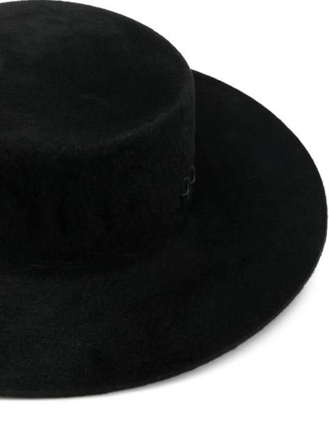 Ruslan Baginskiy faux-pearls embellished fedora hat - Black - zdjęcie produktu nr 2