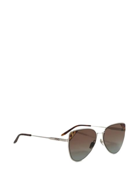 FENDI pilot-frame sunglasses - Silver - zdjęcie produktu nr 2