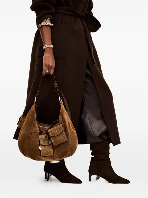 Ba&Sh Arya pockets shoulder bag - Brown