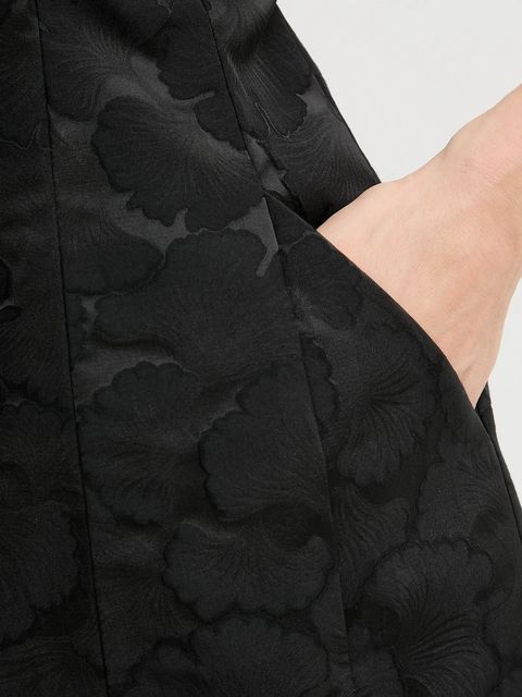 Bardot sukienka kolor czarny mini rozkloszowana 60099DB