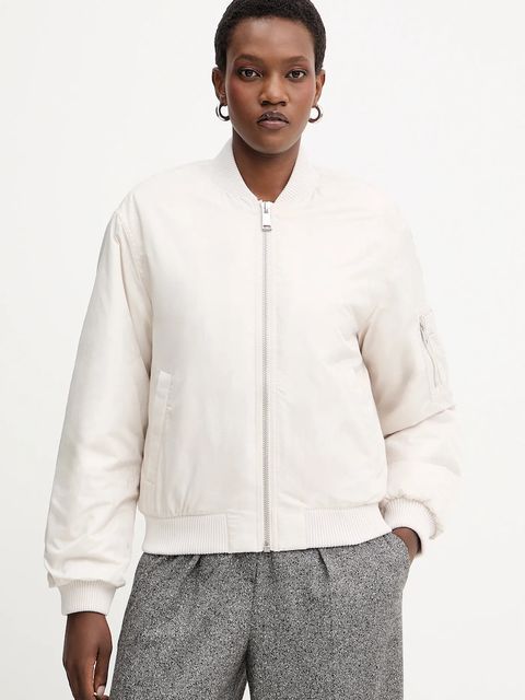 Guess kurtka bomber PHILOMENE kolor beżowy zimowa W5YL08 WHDK2 - zdjęcie produktu nr 1