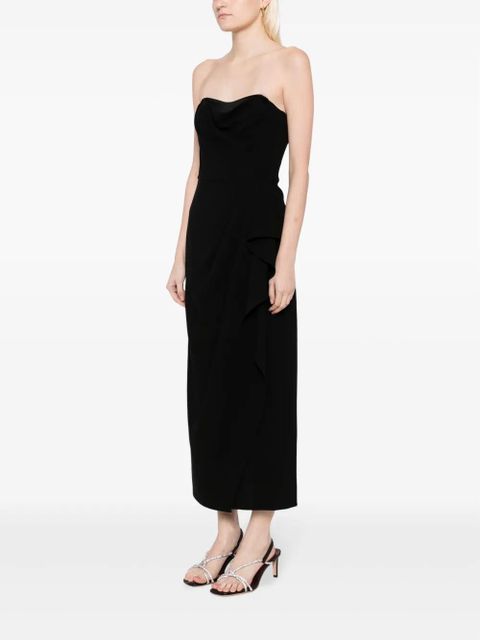 Simkhai Keelan draped-detail dress - Black - zdjęcie produktu nr 2