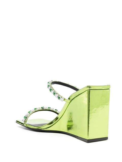 Giuseppe Zanotti Shangay 105mm leather sandals - Green - zdjęcie produktu nr 2