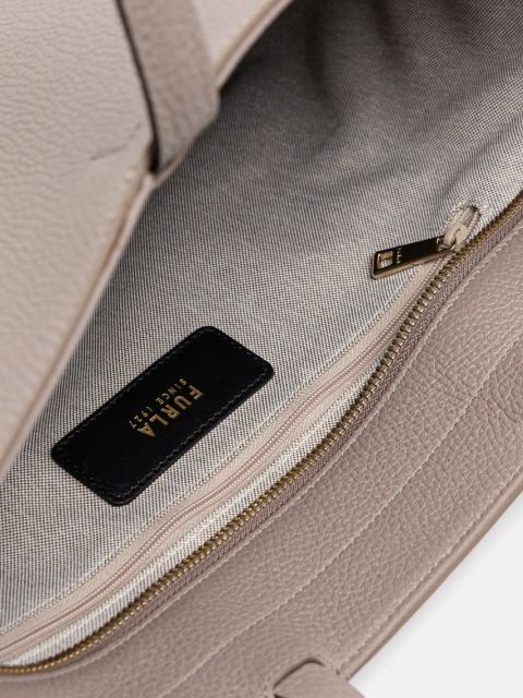 Furla torebka skórzana kolor szary WB01353 HSF000 2572S