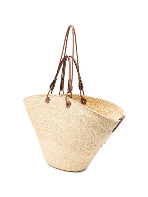 LOEWE Anagram woven tote bag - Neutrals