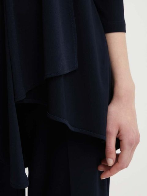 Joseph Ribkoff bluzka damska kolor granatowy gładka 161066