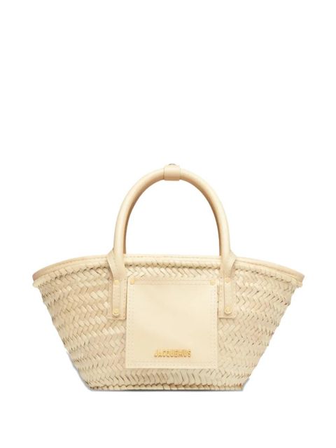 Jacquemus small Soli woven tote bag - Neutrals - zdjęcie produktu nr 1