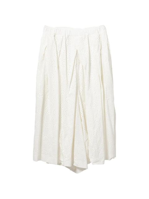 Comme Des Garçons eyelet trousers - White - zdjęcie produktu nr 1