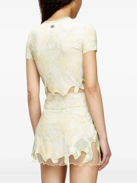 Diesel T-Inlay T-shirt - Neutrals