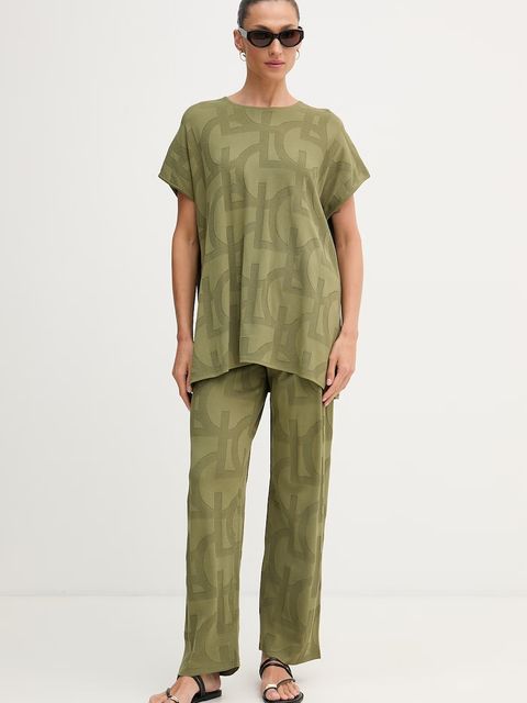 Lola Casademunt spodnie dresowe damskie z wiskozą - zdjęcie produktu nr 1