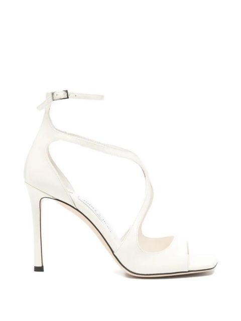 Jimmy Choo Azia elasticated strap sandals - White - zdjęcie produktu nr 1