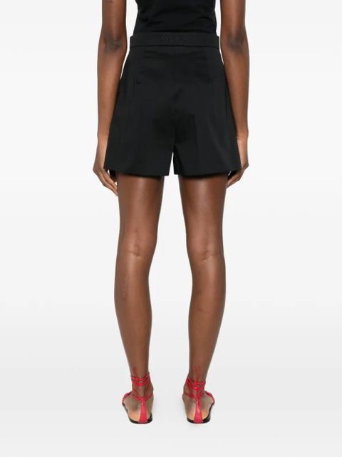 Max Mara Mxmtabacco pleated bermuda shorts - Black