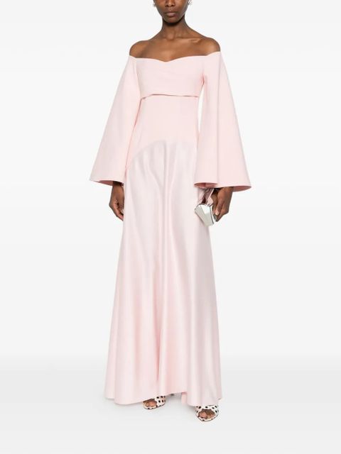 Solace London Rina flared-sleeve maxi dress - Pink - zdjęcie produktu nr 2