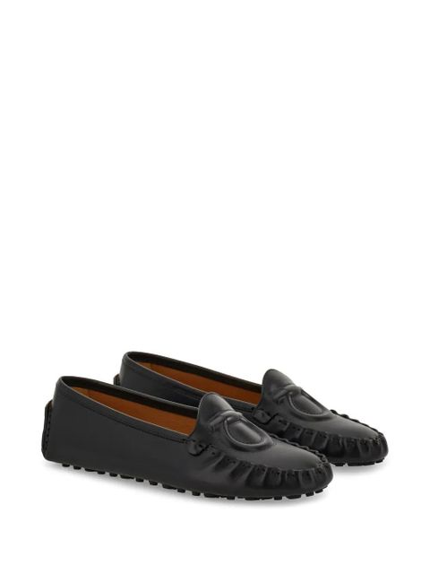 Ferragamo Gancini driver loafers - Black - zdjęcie produktu nr 2