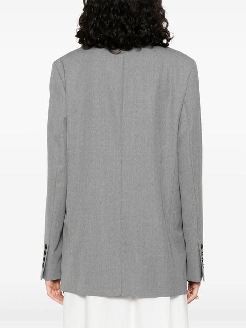 TOTEME wool single-breasted blazer - Grey