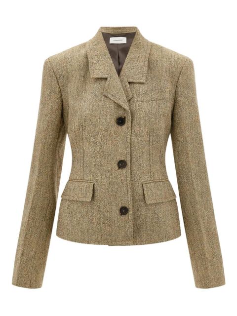 Ferragamo flap-pockets single-breasted blazer - Neutrals - zdjęcie produktu nr 1