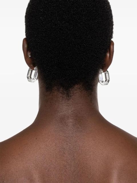 Swarovski Lucent hoop earrings - Silver - zdjęcie produktu nr 2